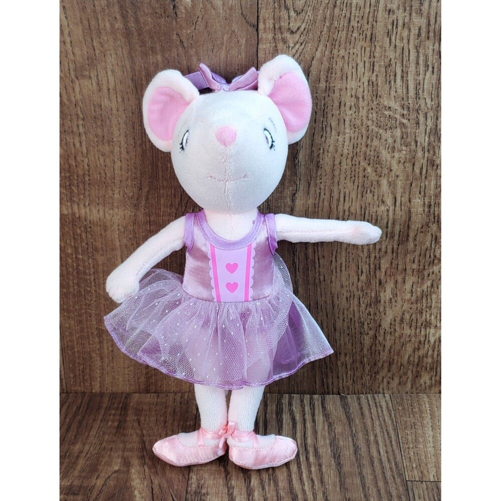 Angelina Ballerina Dancing Hearts Pink Mouse 9" Plush Doll Madame Alexander 2015